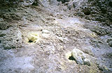 Schwefel im Krater